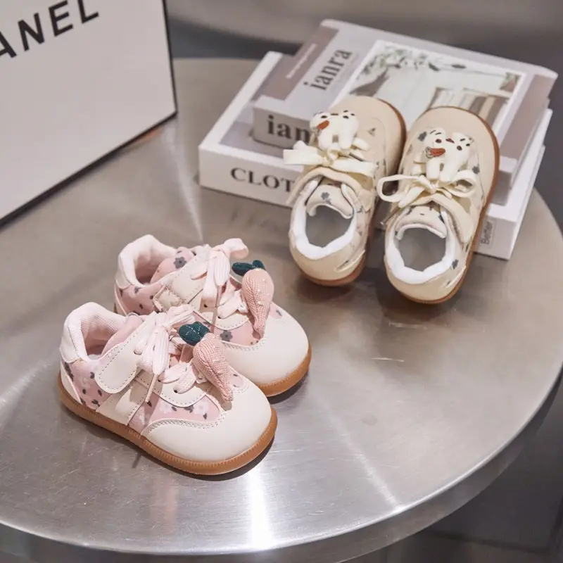Autumn Baby Shoes for Girls Pink Soft Sole — feature 2