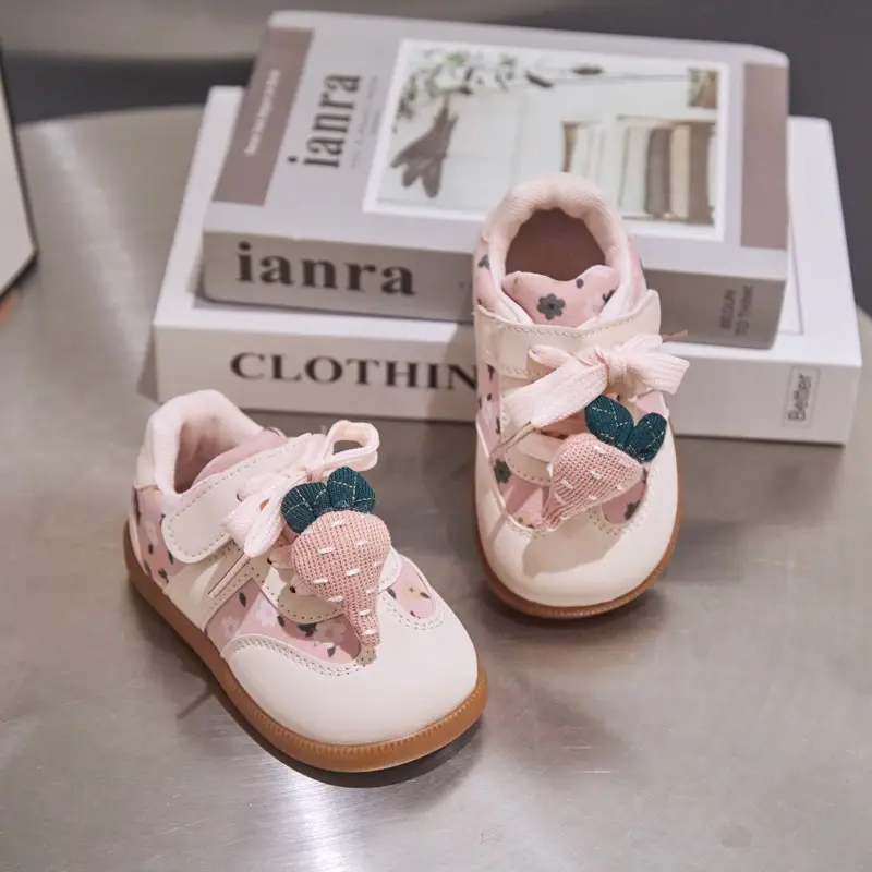 Autumn Baby Shoes for Girls Pink Soft Sole — feature 9