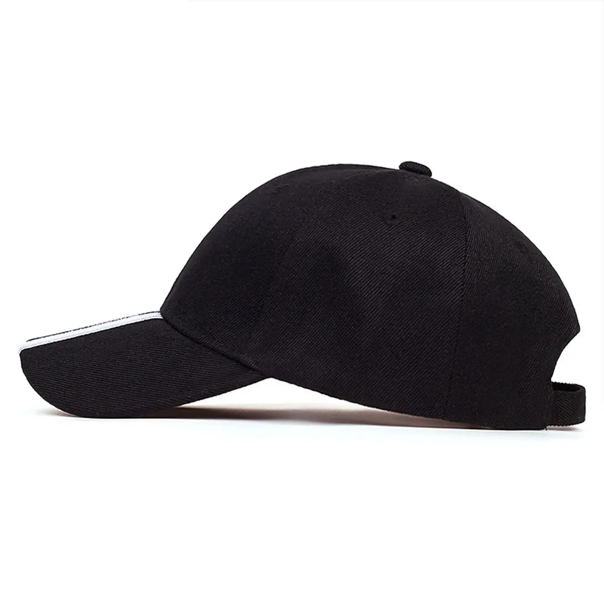 Women's Blue Baseball Cap with Striped Brim — feature 8