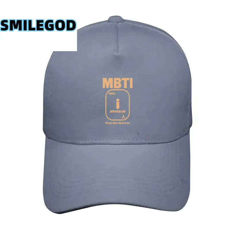 Black Social Anxiety MBTI Cap Unisex Pure Cotton - Image 17