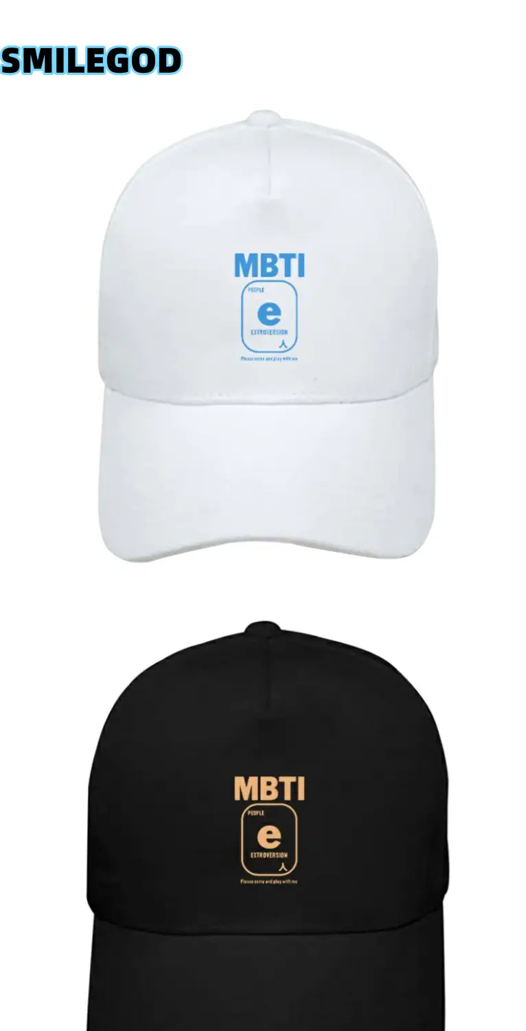 Black Social Anxiety MBTI Cap Unisex Pure Cotton — feature 3