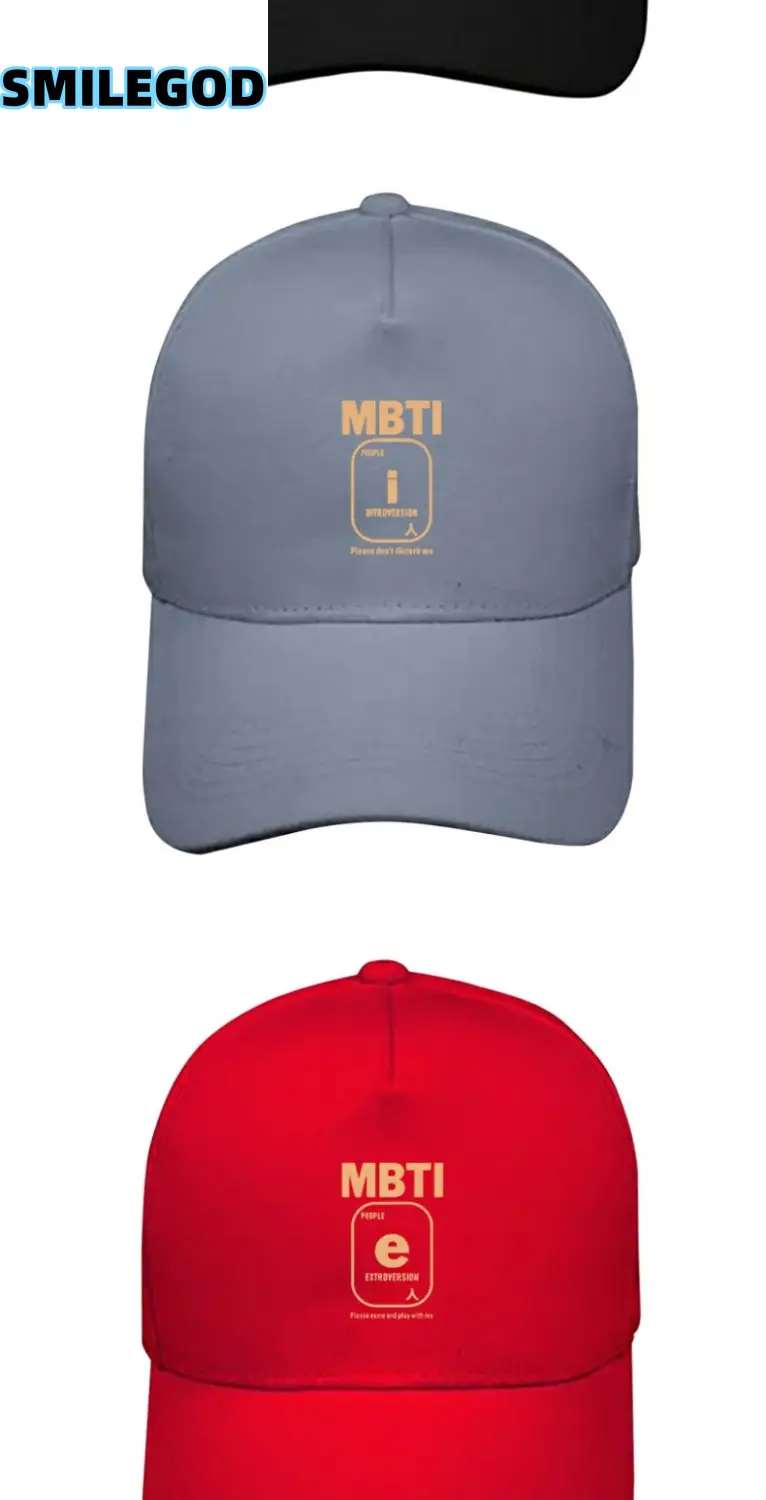 Black Social Anxiety MBTI Cap Unisex Pure Cotton — feature 4