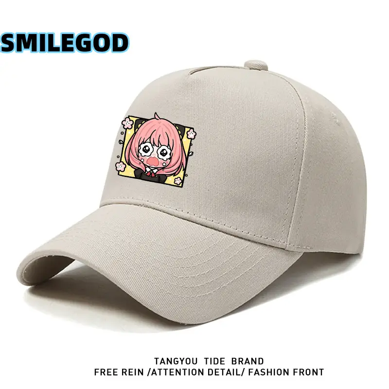 Spy-Themed Cartoon Cap for Men Youth Baseball Cap