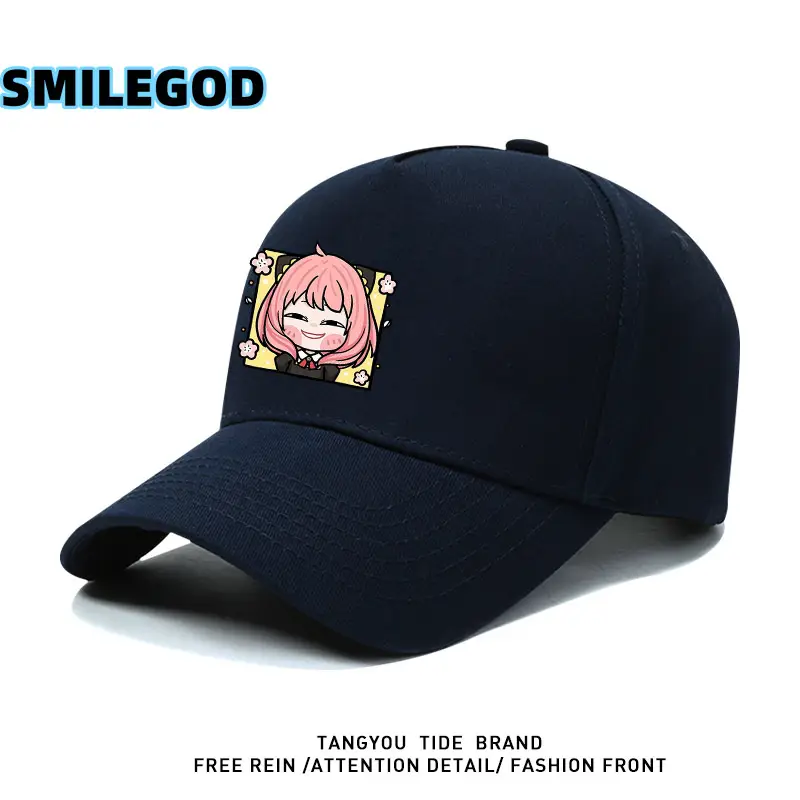 Spy-Themed Cartoon Cap for Men Youth Baseball Cap