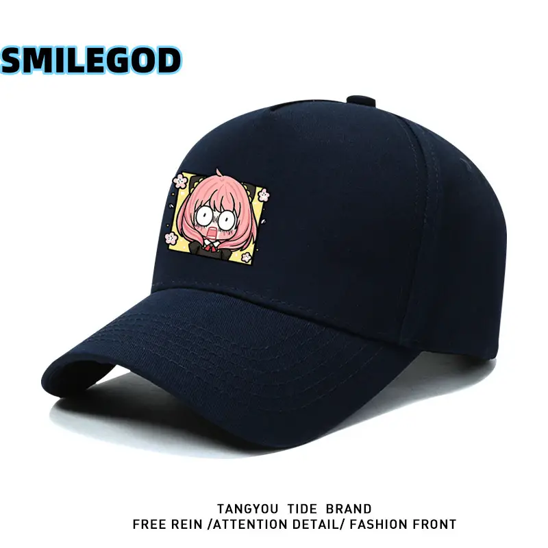 Spy-Themed Cartoon Cap for Men Youth Baseball Cap