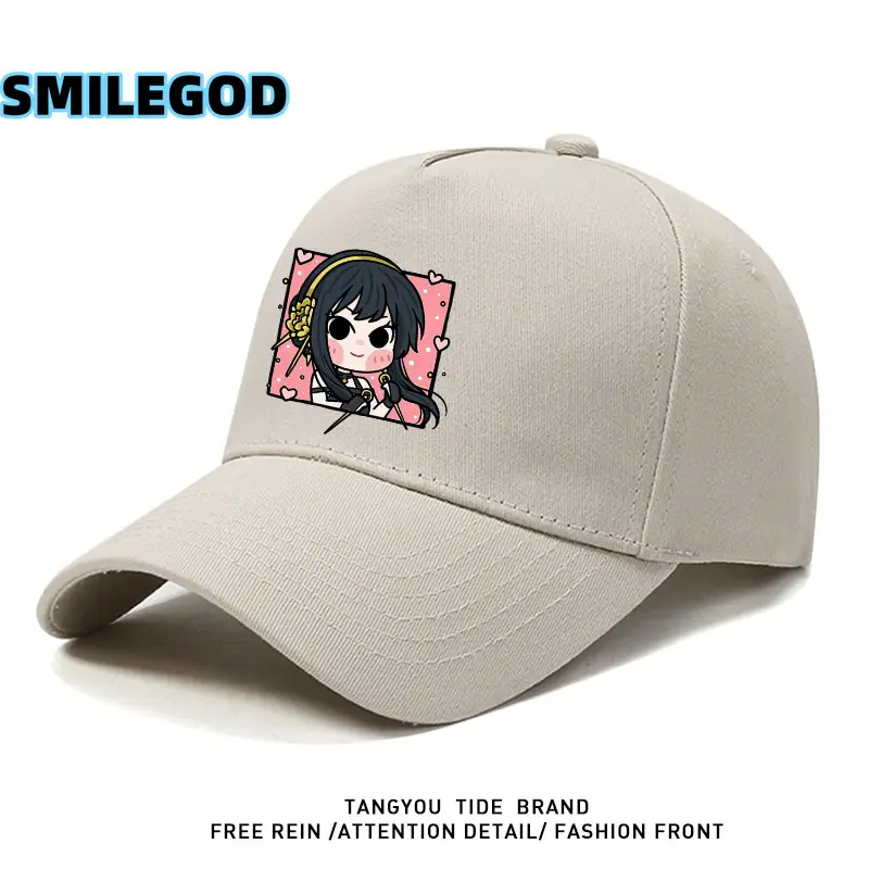 Spy-Themed Cartoon Cap for Men Youth Baseball Cap