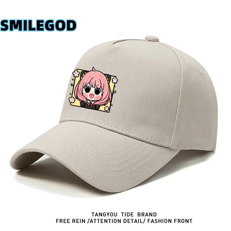 Spy-Themed Cartoon Cap for Men Youth Baseball Cap
