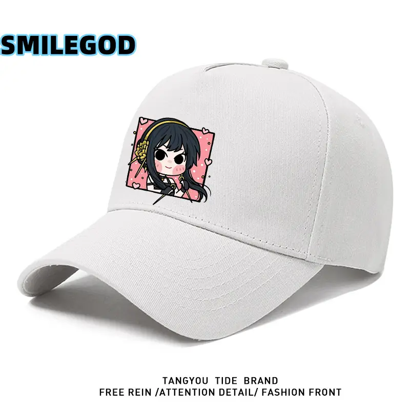 Spy-Themed Cartoon Cap for Men Youth Baseball Cap
