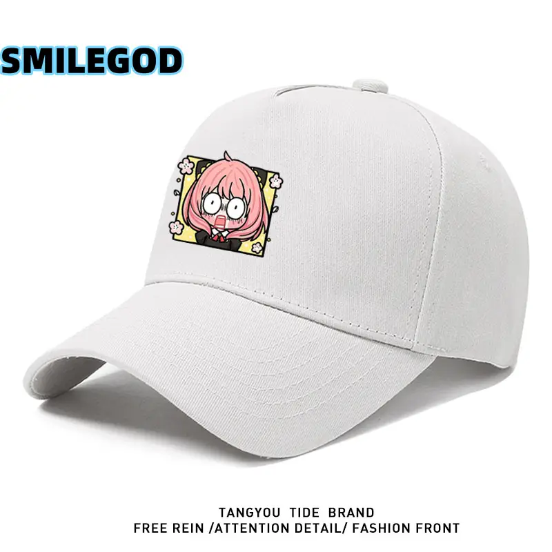 Spy-Themed Cartoon Cap for Men Youth Baseball Cap