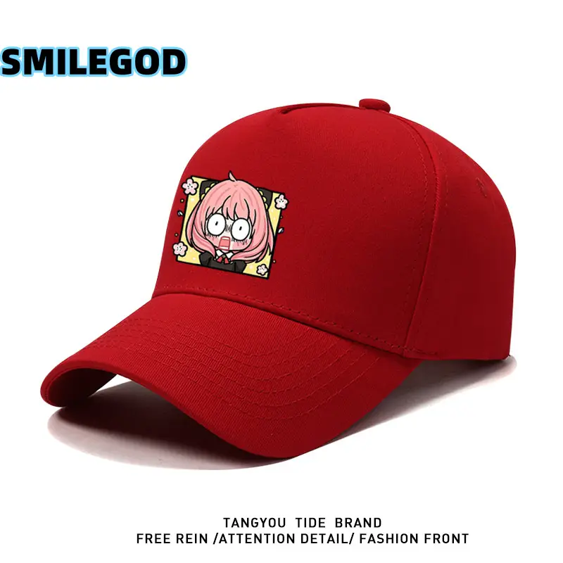 Spy-Themed Cartoon Cap for Men Youth Baseball Cap