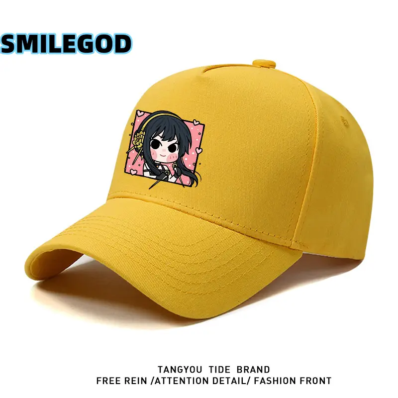 Spy-Themed Cartoon Cap for Men Youth Baseball Cap