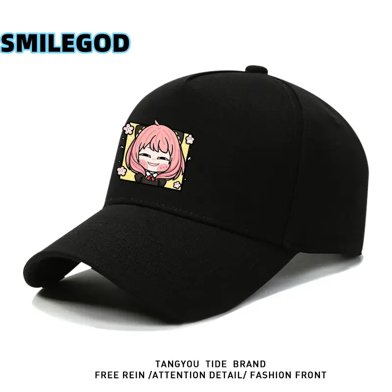 Spy-Themed Cartoon Cap for Men Youth Baseball Cap