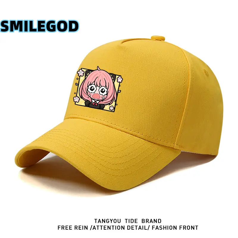 Spy-Themed Cartoon Cap for Men Youth Baseball Cap