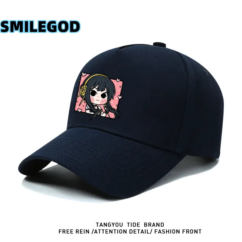 Spy-Themed Cartoon Cap for Men Youth Baseball Cap