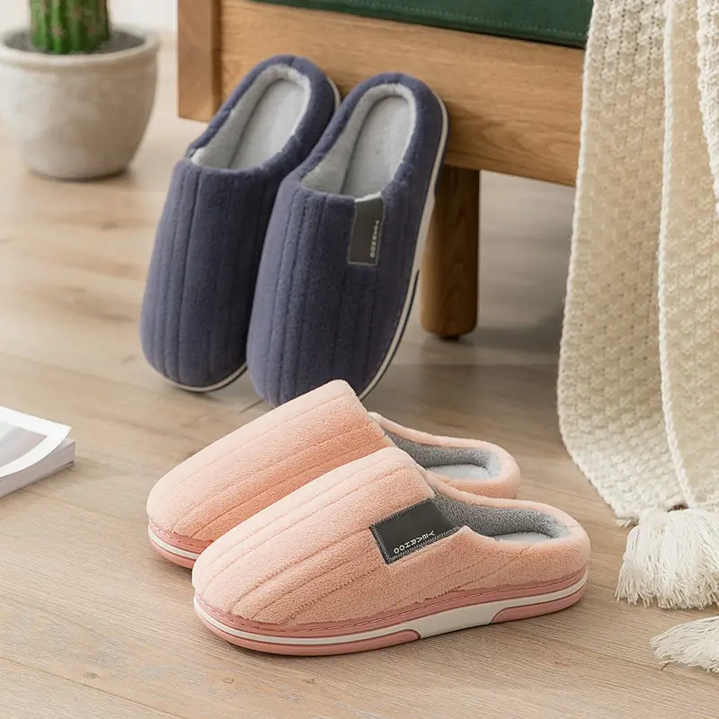 Women Cotton Indoor Winter Slippers Warm Thick - Image 9