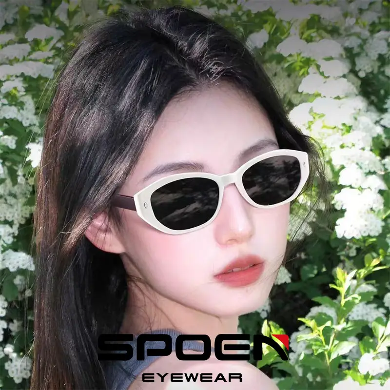 Retro Cat-Eye Sunglasses Anti-UV Casual Sports Driving - Image 7