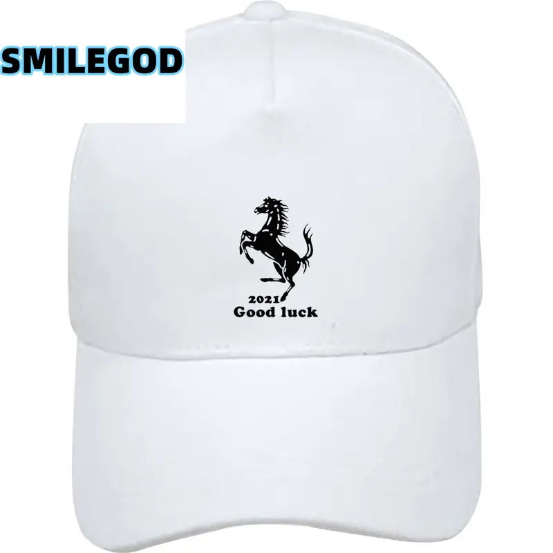 Red Ferrari Horse Cap for Students & Sun Hat - Image 2
