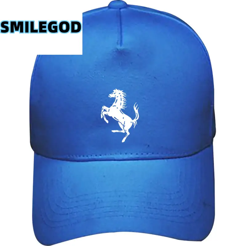 Red Ferrari Horse Cap for Students & Sun Hat - Image 3