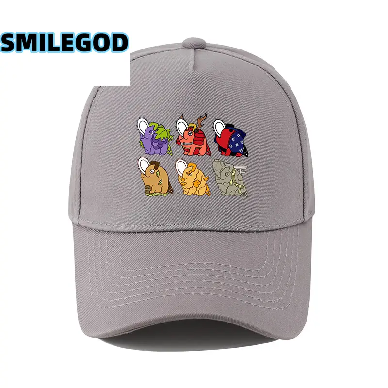 SMILEGOD Cartoon Cap for Men Navy with 6 Characters Print - Image 25
