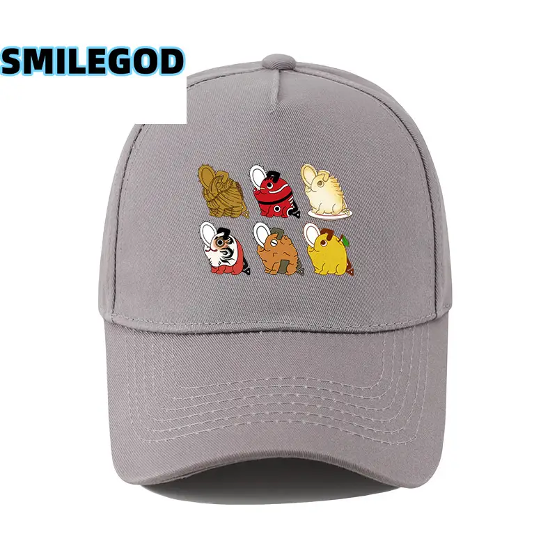 SMILEGOD Cartoon Cap for Men Navy with 6 Characters Print - Image 26