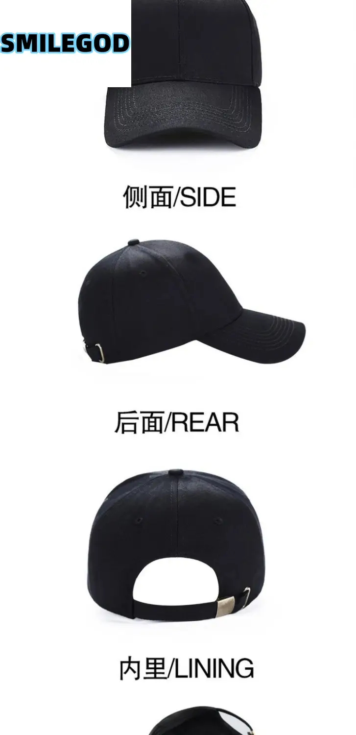 Men Women Live Baseball Cap with "SMILEGOD" Design — feature 4