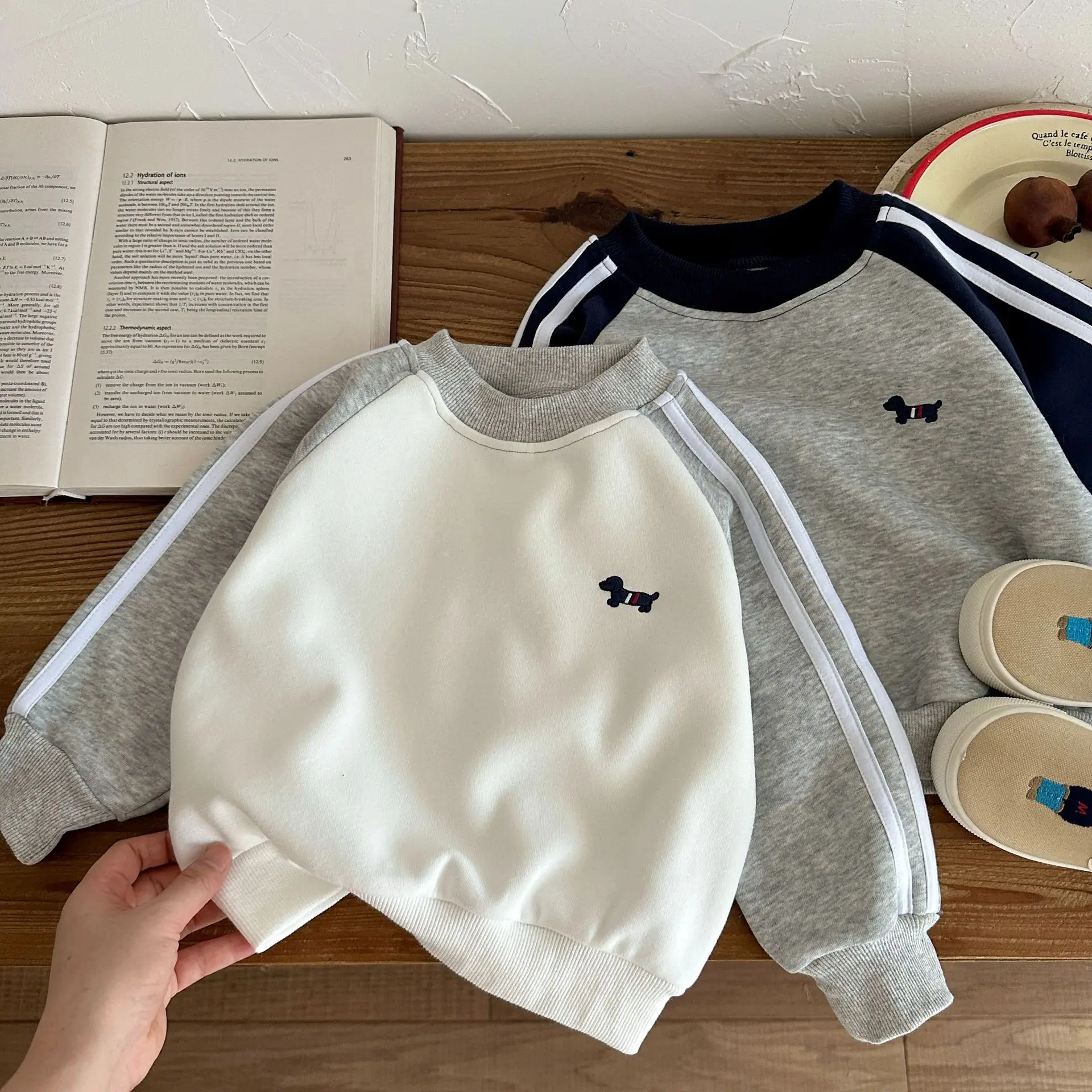 Boys Sweatshirt Spring Autumn Embroidered Long Sleeve T-Shirt - Image 4
