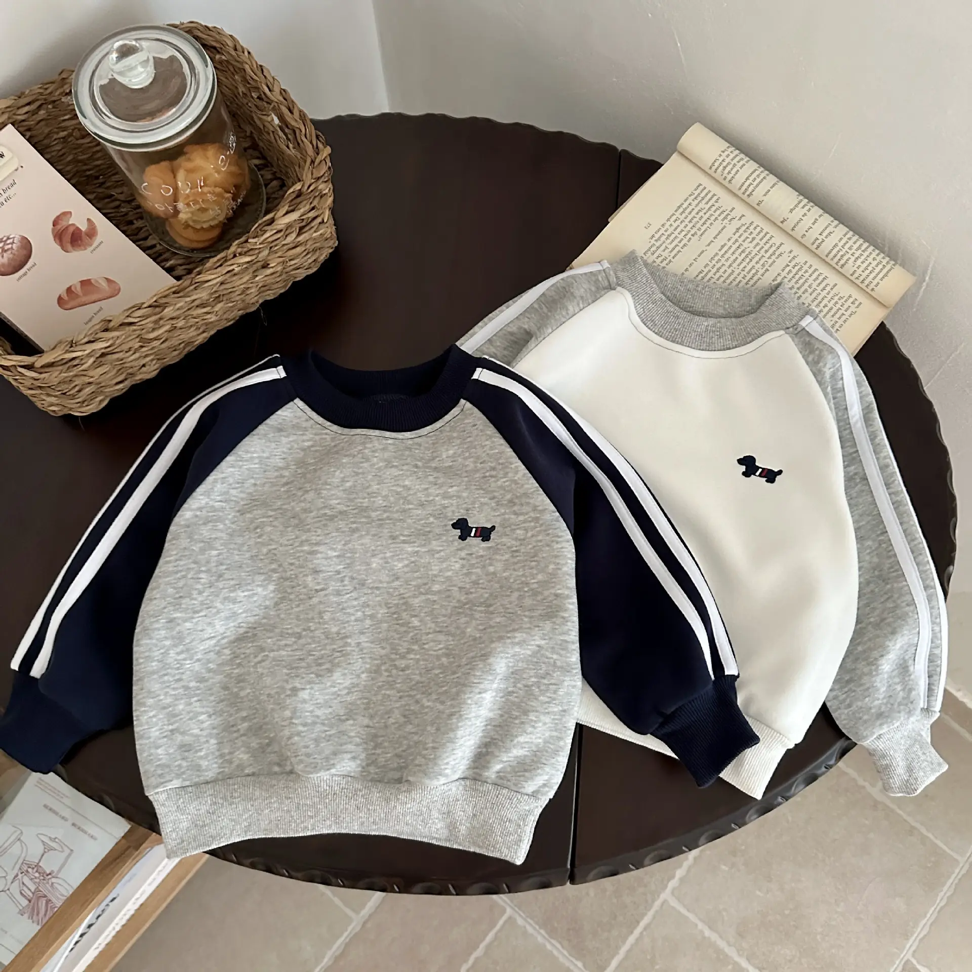 Boys Sweatshirt Spring Autumn Embroidered Long Sleeve T-Shirt — feature 1