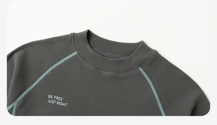 Boys Fleece Base Layer Shirt Grey 2025 Spring — feature 37