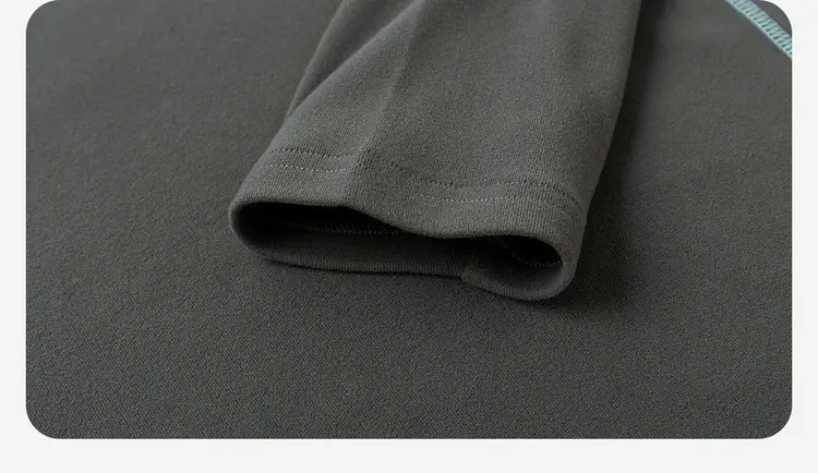 Boys Fleece Base Layer Shirt Grey 2025 Spring — feature 39