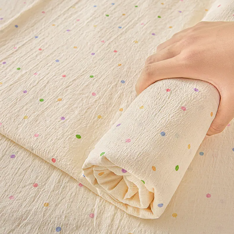 Class a Maternal and Infant Double-Layer Gauze Bed Sheets Single Piece Summer Single Non-100 Pure Cotton Washed Cotton Bed Sheets Universal for All Seasons