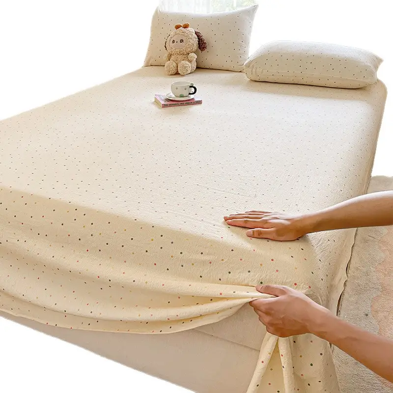 Class a Maternal and Infant Double-Layer Gauze Bed Sheets Single Piece Summer Single Non-100 Pure Cotton Washed Cotton Bed Sheets Universal for All Seasons