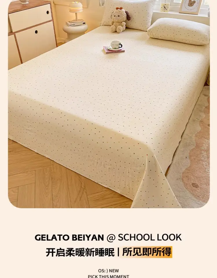 Class a Maternal and Infant Double-Layer Gauze Bed Sheets Single Piece Summer Single Non-100 Pure Cotton Washed Cotton Bed Sheets Universal for All Seasons — feature 3
