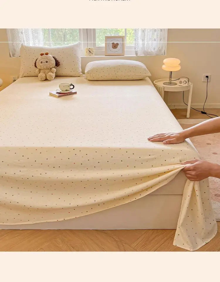 Class a Maternal and Infant Double-Layer Gauze Bed Sheets Single Piece Summer Single Non-100 Pure Cotton Washed Cotton Bed Sheets Universal for All Seasons — feature 4