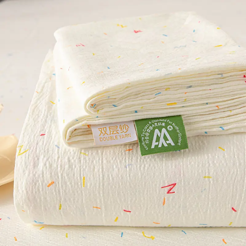 Class a Maternal and Infant Double-Layer Gauze Bed Sheets Single Piece Summer Single Non-100 Pure Cotton Washed Cotton Bed Sheets Universal for All Seasons