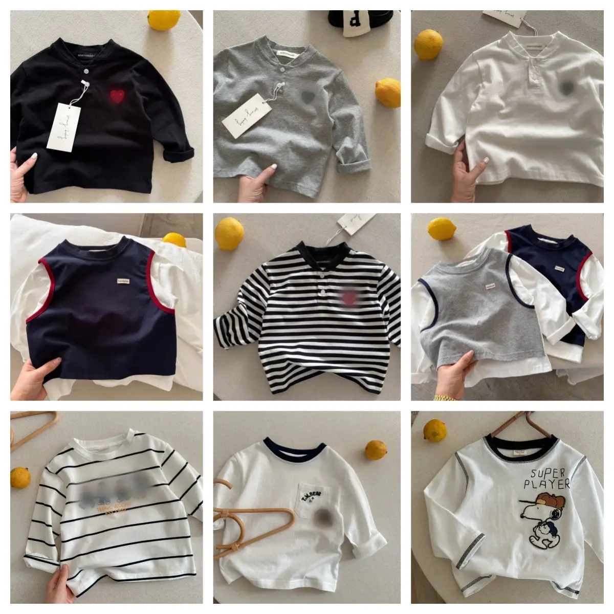 Little Bear Long Sleeve T-Shirt Light Blue Kids Wear - Image 31