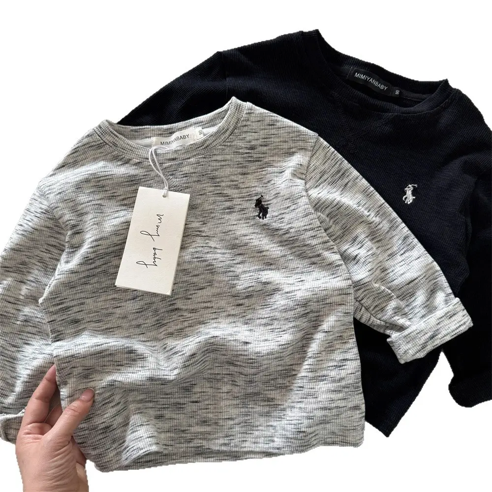 Little Bear Long Sleeve T-Shirt Light Blue Kids Wear - Image 32