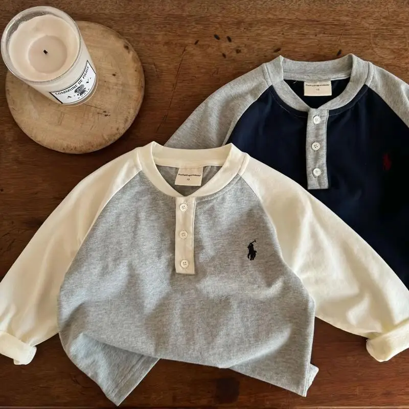 Little Bear Long Sleeve T-Shirt Light Blue Kids Wear - Image 16
