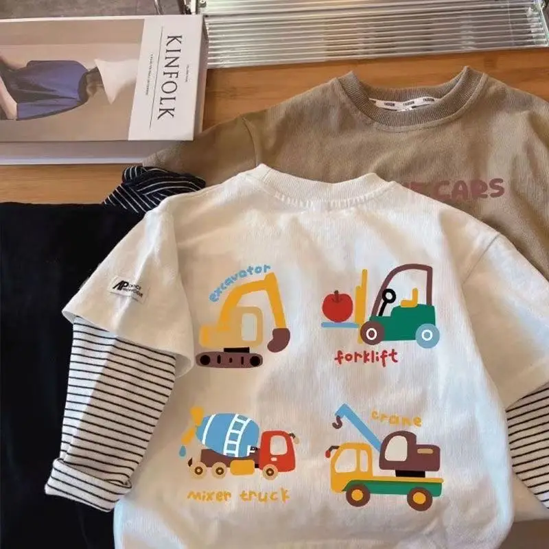 Little Bear Long Sleeve T-Shirt Light Blue Kids Wear - Image 19
