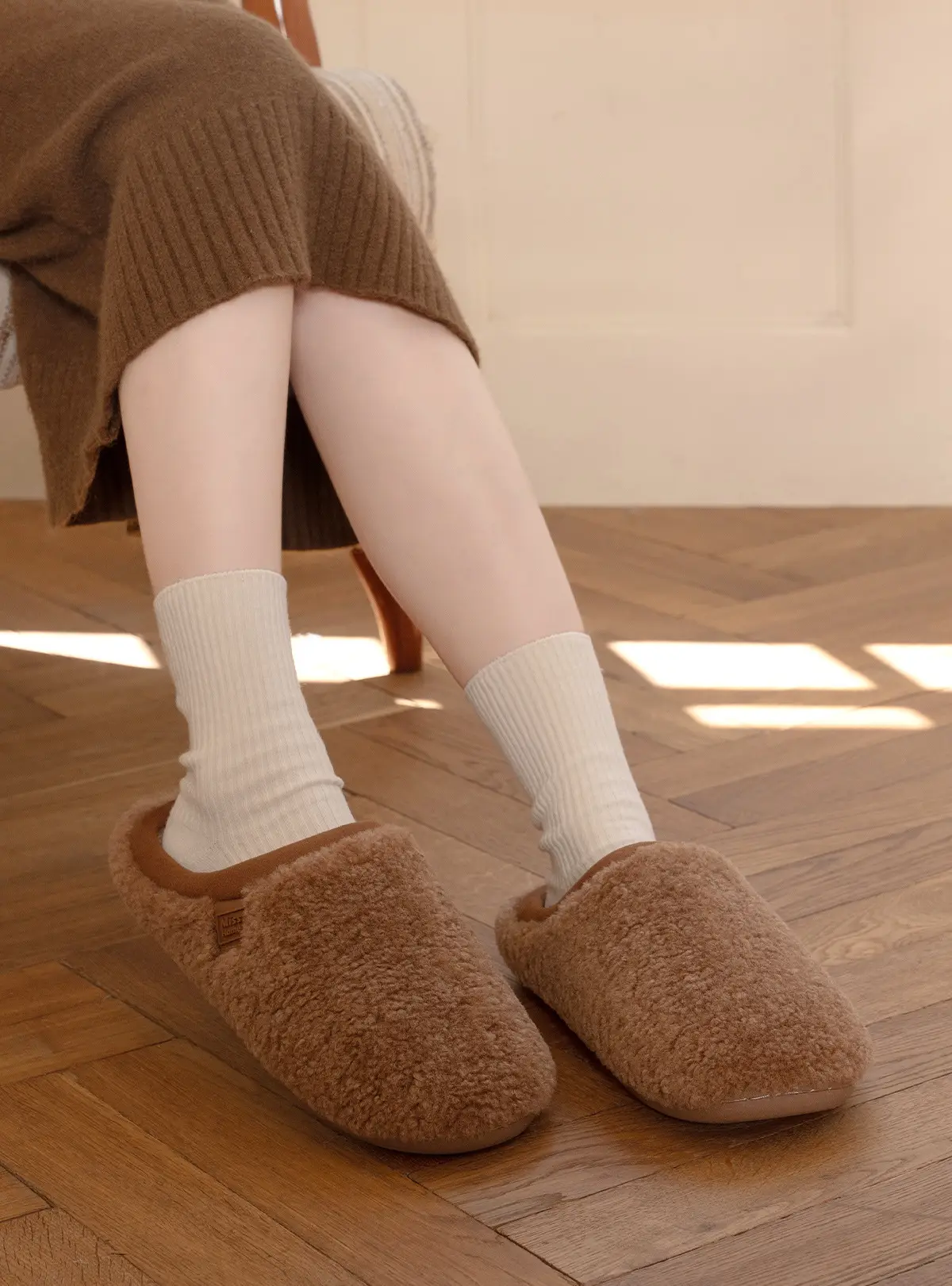 Women Plush Fleece Slippers Winter Warm Anti-Slip — feature 3
