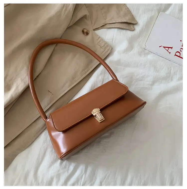 Stylish Brown Satchel Bag for Women - Image 3