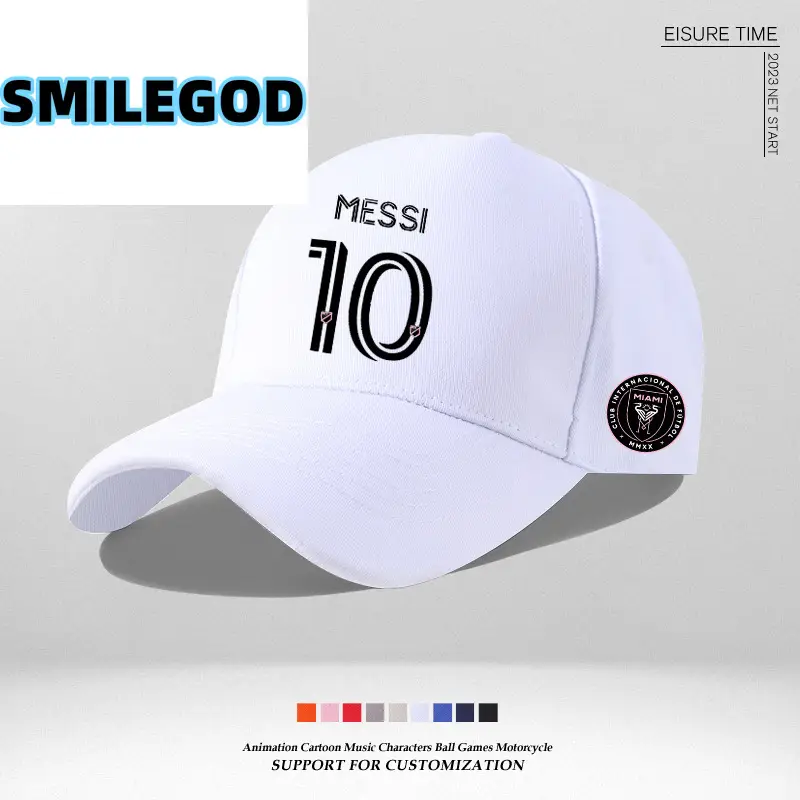 Miami International Football Club No. 10 Messi's Same Baseball Cap for Men and Women Fan Version Hat Peaked Cap - Image 26