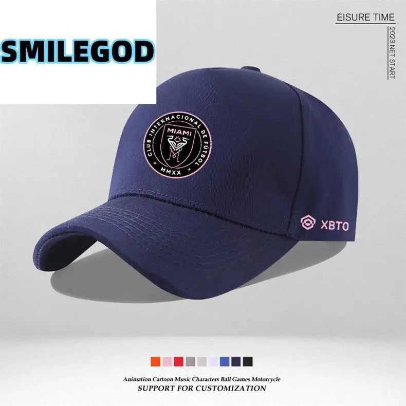 Miami International Football Club No. 10 Messi's Same Baseball Cap for Men and Women Fan Version Hat Peaked Cap — feature 3