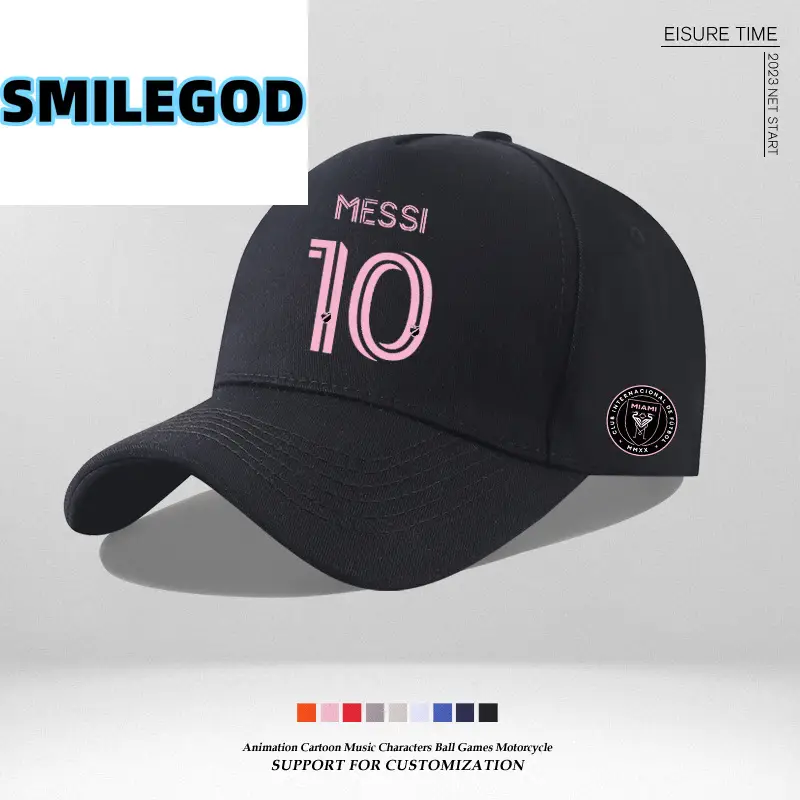 Miami International Football Club No. 10 Messi's Same Baseball Cap for Men and Women Fan Version Hat Peaked Cap - Image 13