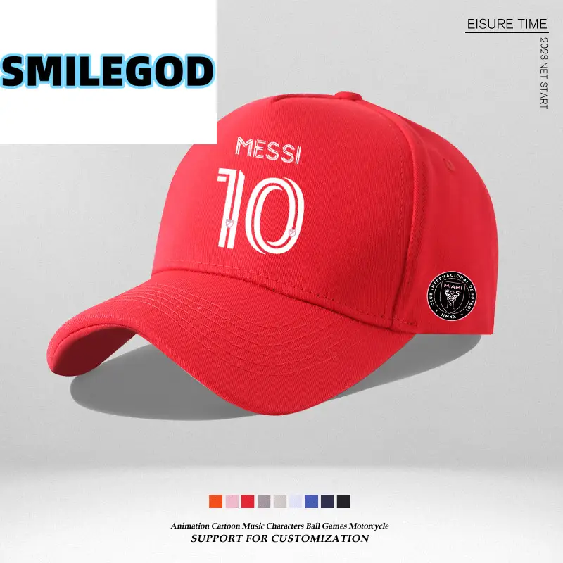 Miami International Football Club No. 10 Messi's Same Baseball Cap for Men and Women Fan Version Hat Peaked Cap - Image 17