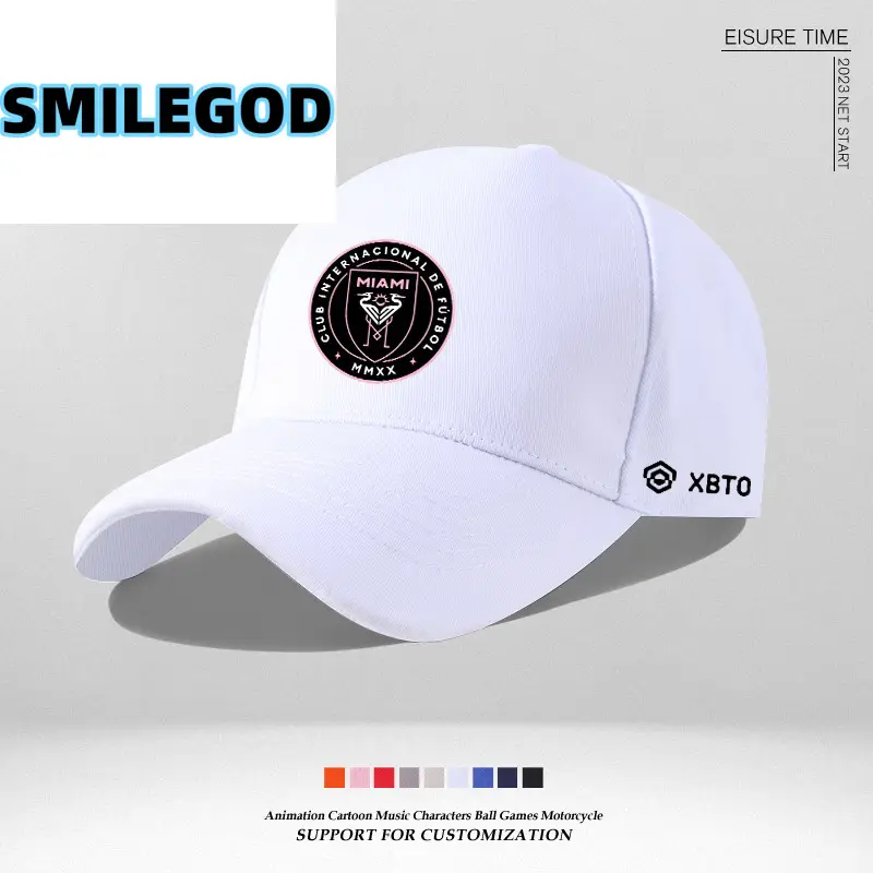 Miami International Football Club No. 10 Messi's Same Baseball Cap for Men and Women Fan Version Hat Peaked Cap - Image 2