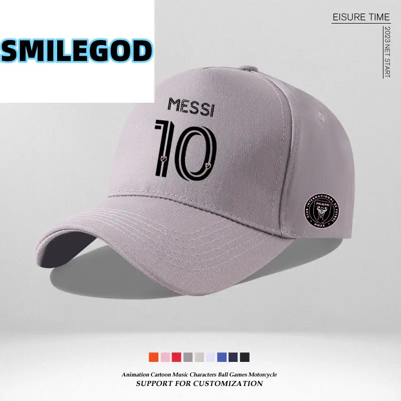 Miami International Football Club No. 10 Messi's Same Baseball Cap for Men and Women Fan Version Hat Peaked Cap - Image 21