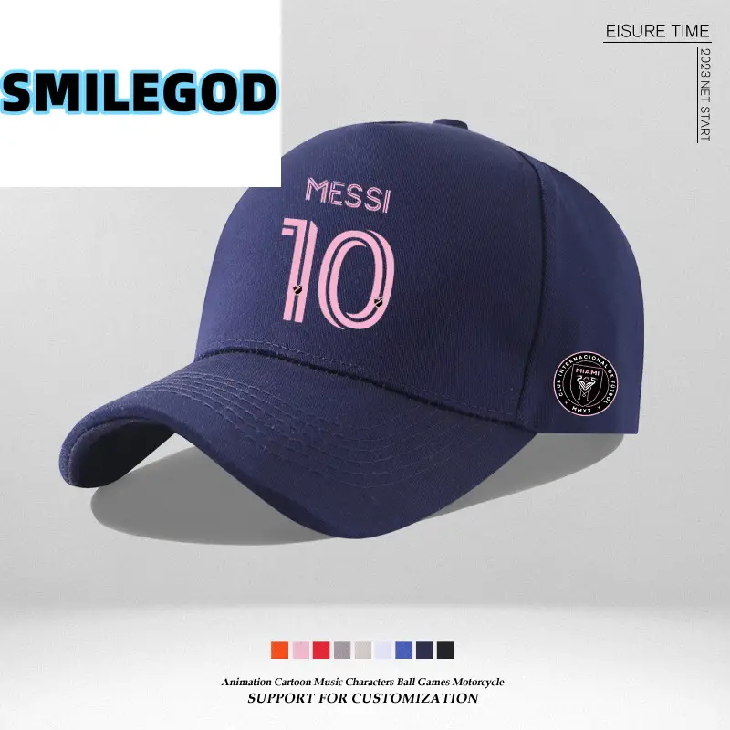 Miami International Football Club No. 10 Messi's Same Baseball Cap for Men and Women Fan Version Hat Peaked Cap - Image 5