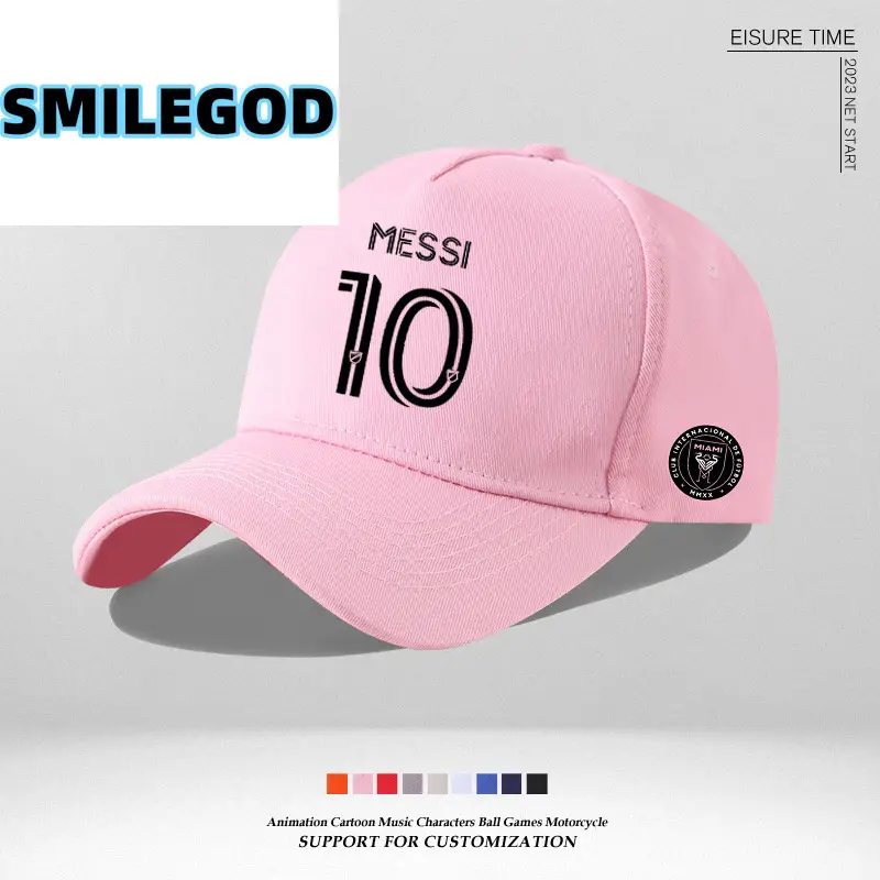 Miami International Football Club No. 10 Messi's Same Baseball Cap for Men and Women Fan Version Hat Peaked Cap - Image 9