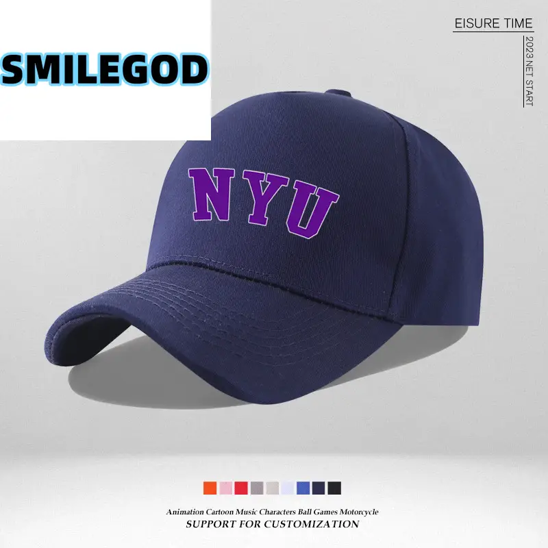 Pink NYU Cap for Men Women Sun Hat - Image 27