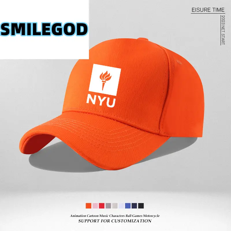 Pink NYU Cap for Men Women Sun Hat - Image 28